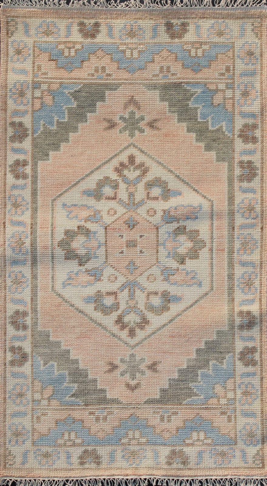 Oushak Rose/Ivory Rug 3'0" x 5'0" (101958)