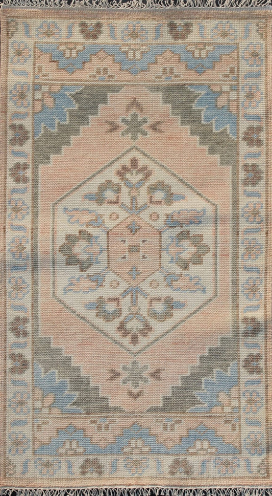 Oushak Rose/Ivory Rug 3'0" x 5'0" (101958)