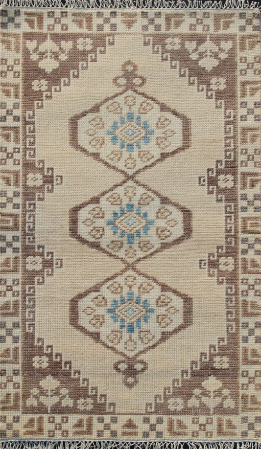 Oushak Beige Rug 3'1" x 5'0" (101959)