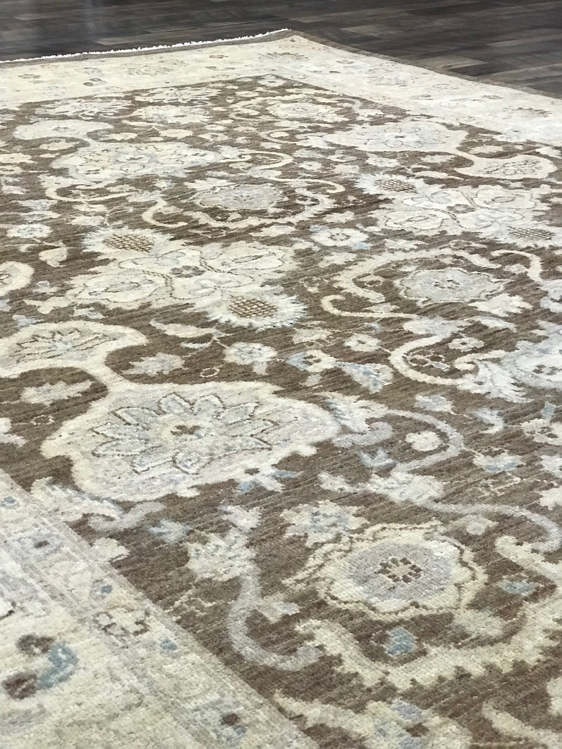 one of a kind vintage pakistan chobi area rug handknotted beige brown gold traditional rug online affordable refined carpet rugs