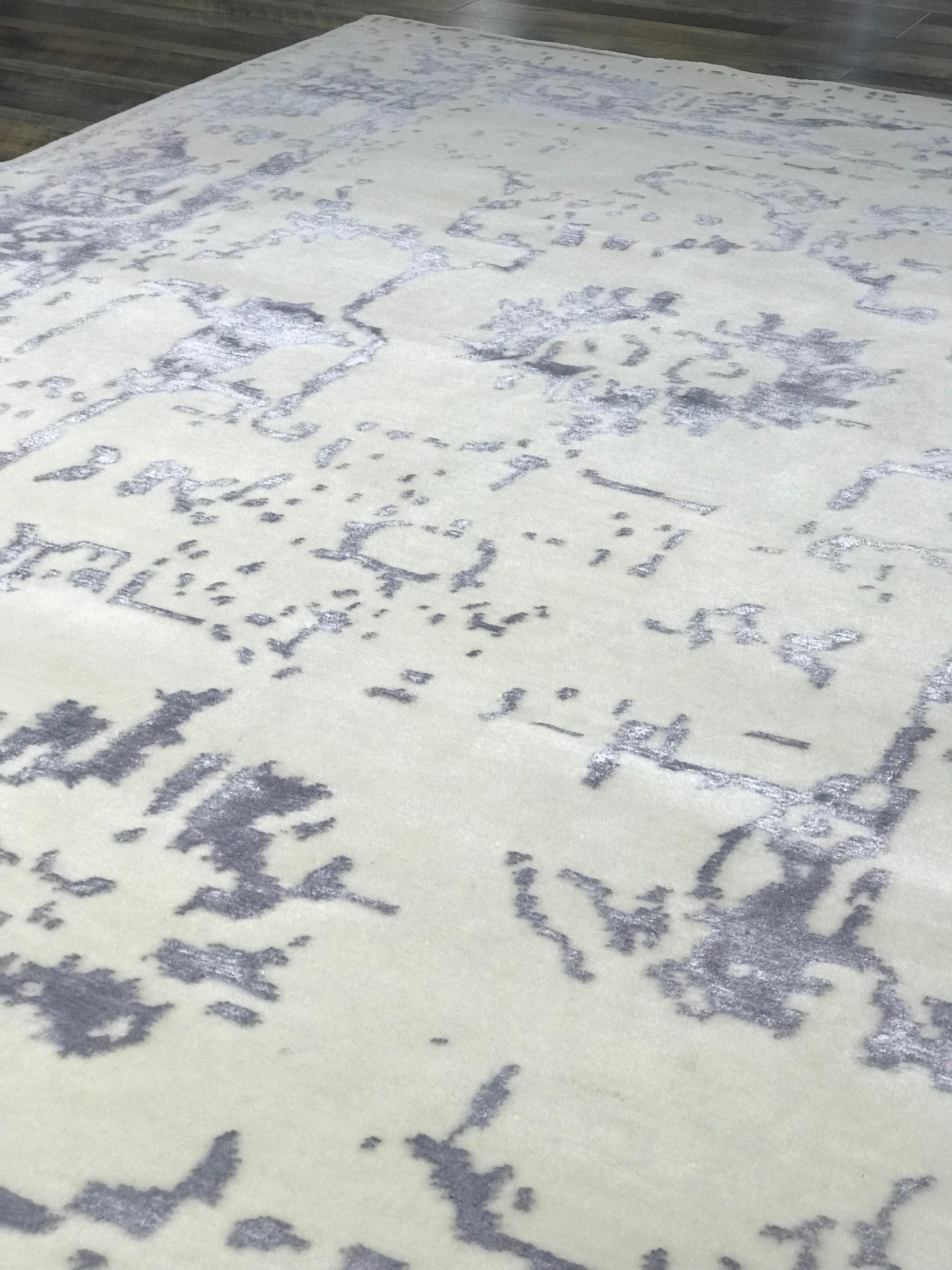 elegance collection silver and ivory area rug transitional arte restoration hardware refined carpets rugs