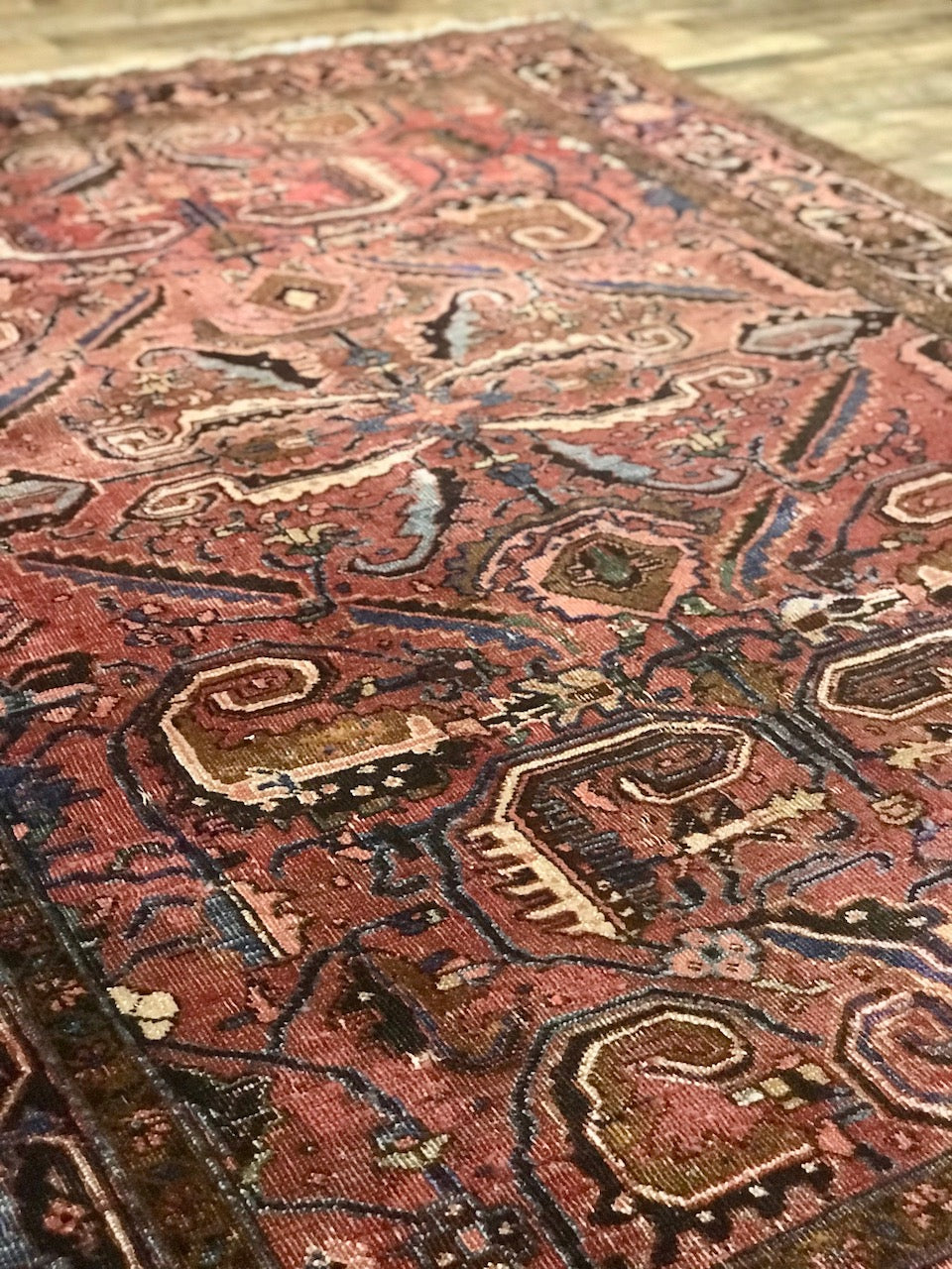 refined carpet rugs hand knotted handmade heriz wool rug traditional vintage one of a kind rug wool online affordable rug store orange county california