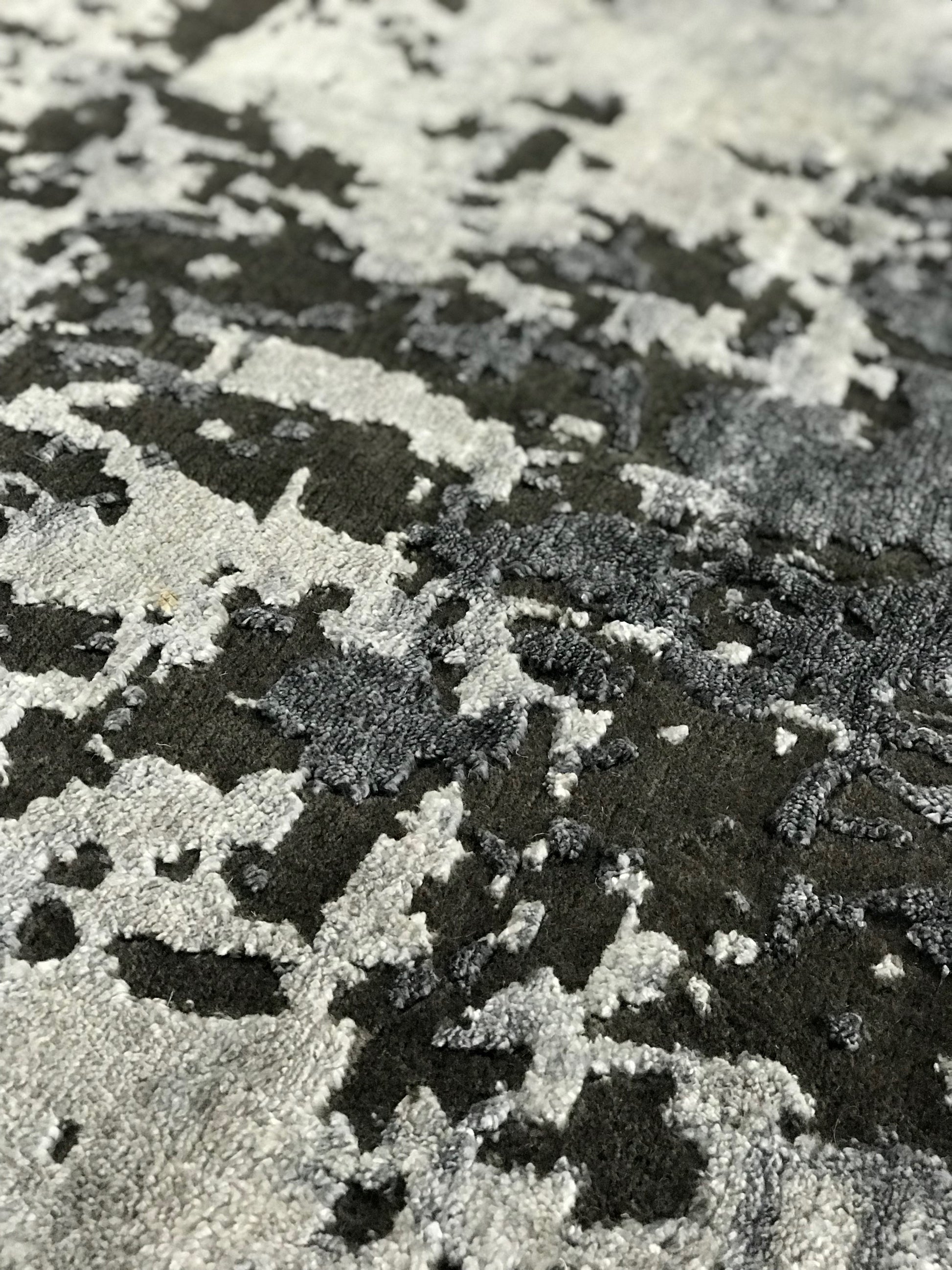 refined carpet rugs cascade collection hand knotted handmade area rugs modern wool and bamboo silk affordable online rug store orange county slate gray