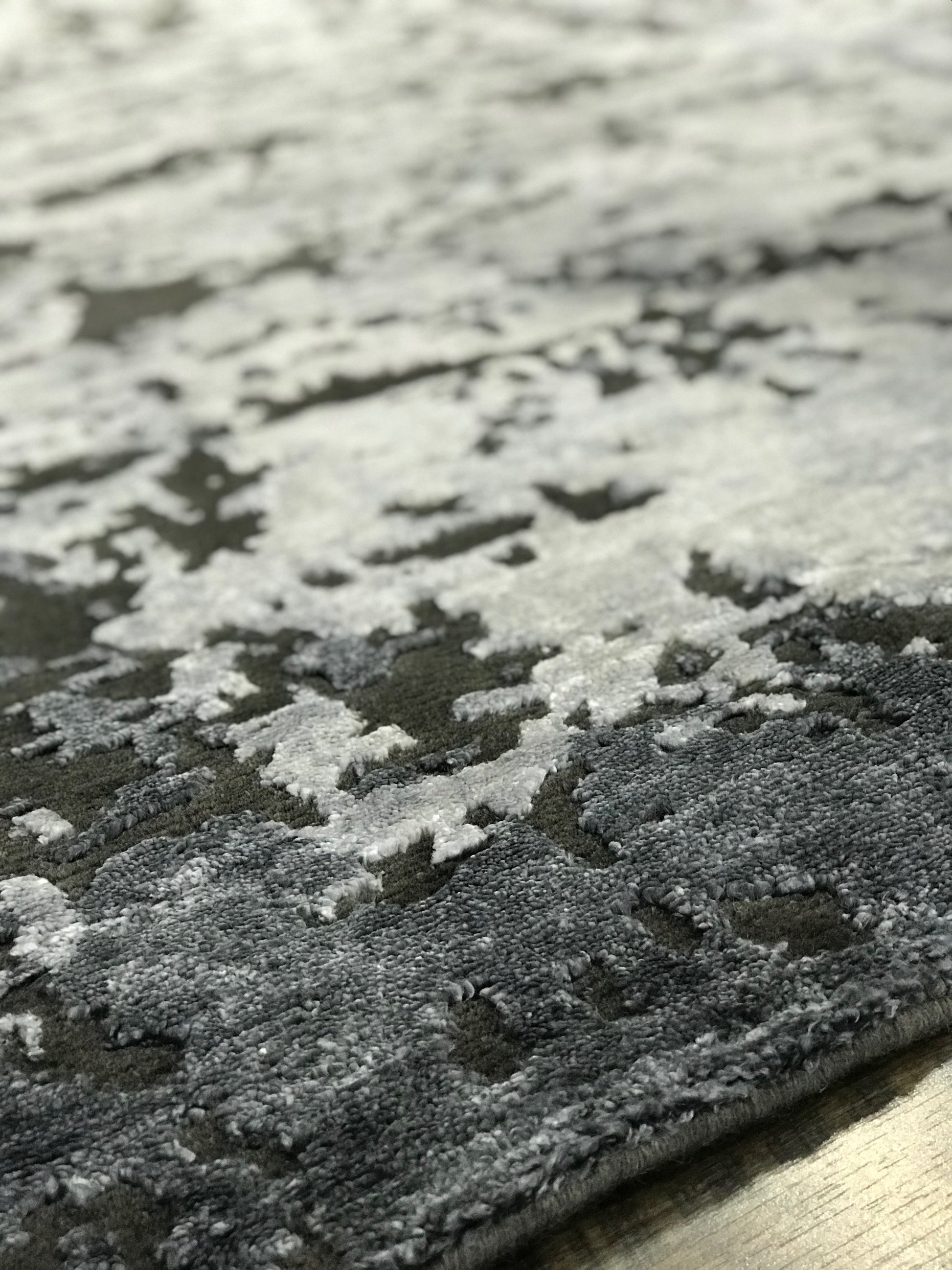 refined carpet rugs cascade collection hand knotted handmade area rugs modern wool and bamboo silk affordable online rug store orange county slate gray