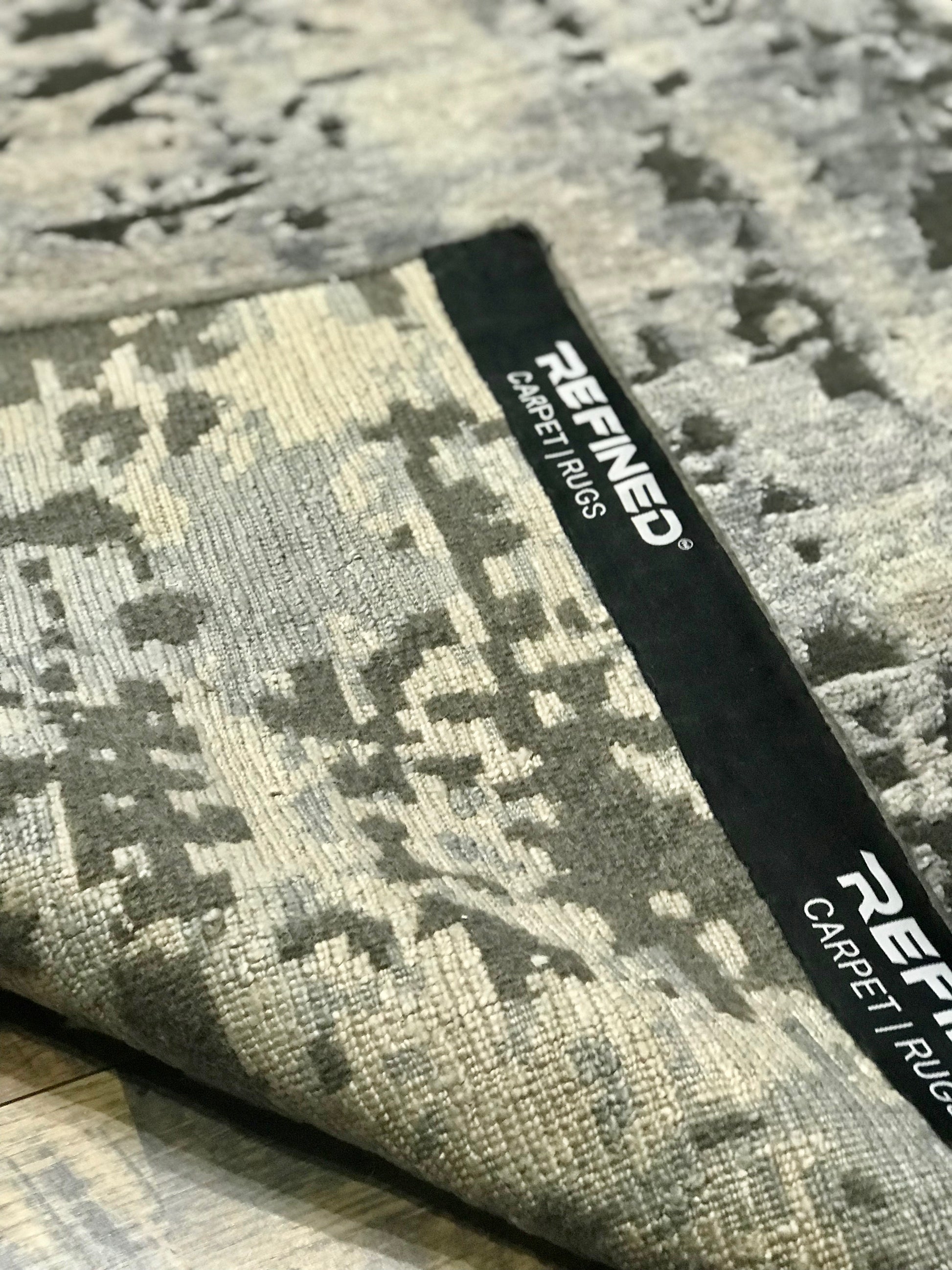 refined carpet rugs cascade collection hand knotted handmade area rugs modern wool and bamboo silk affordable online rug store orange county slate gray