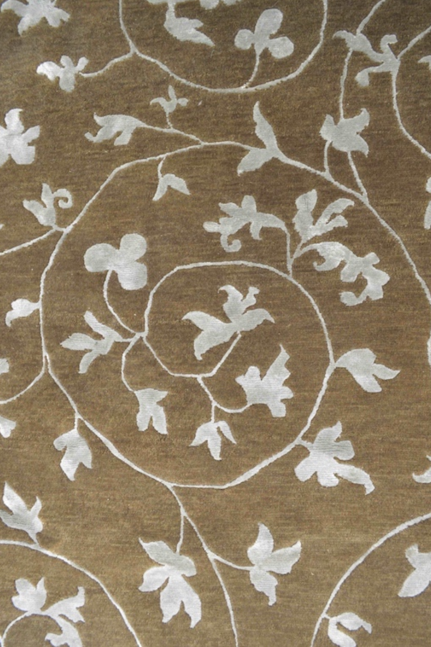 indian tibetan area rug handmade hand-knotted beige tan oriental rug online rug store