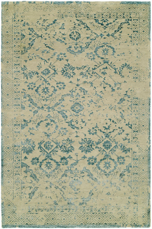 castle area rug HRI beige and turquoise contemporary transitional traditional area rug online