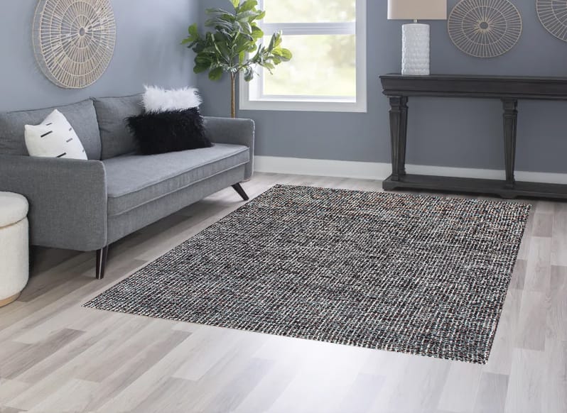 Zenith (ZE-265) Black/Ivory Rug