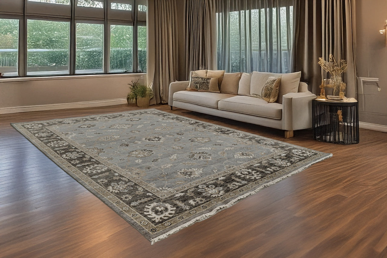 Pearl (PE-35B) Medium Gray/Dark Gray Rug