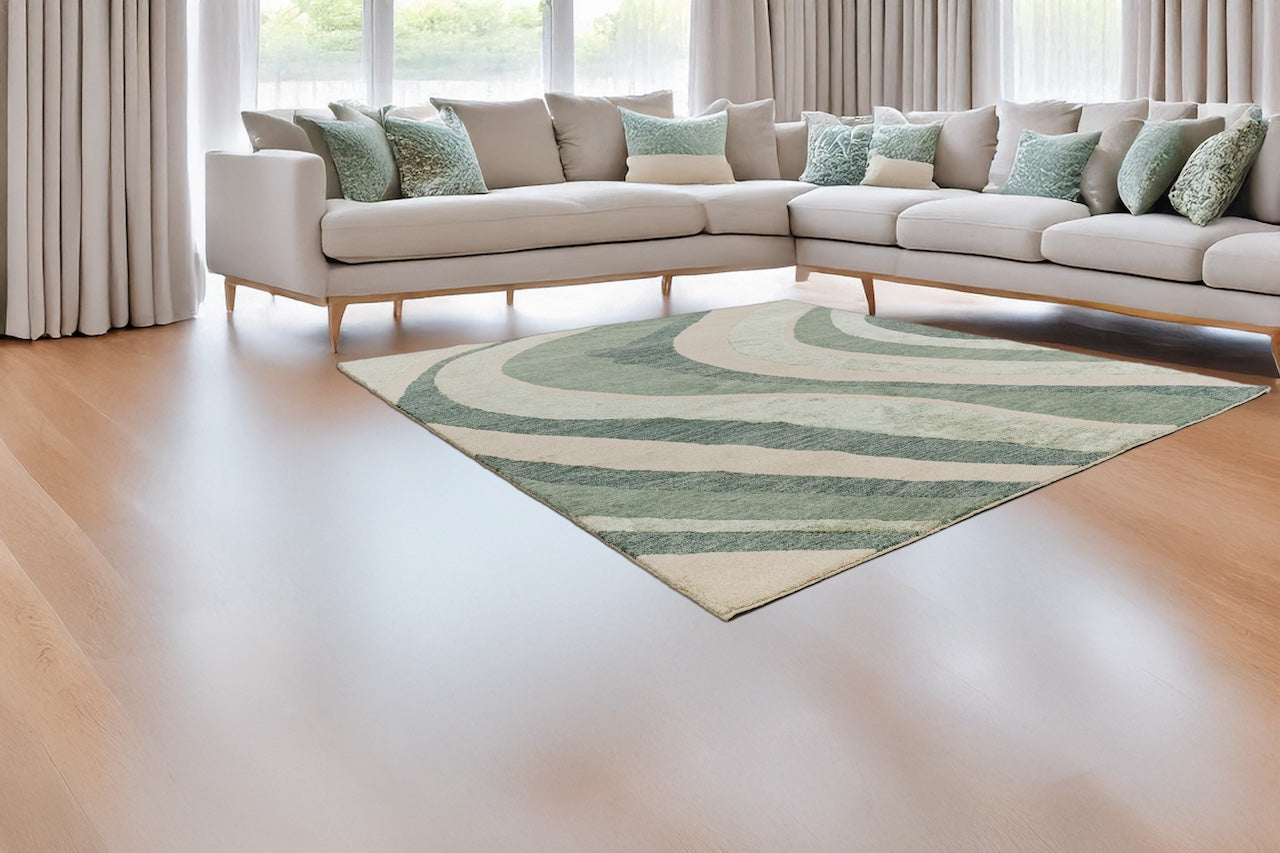 Seaside (SE-209) Ivory/Blue Rug