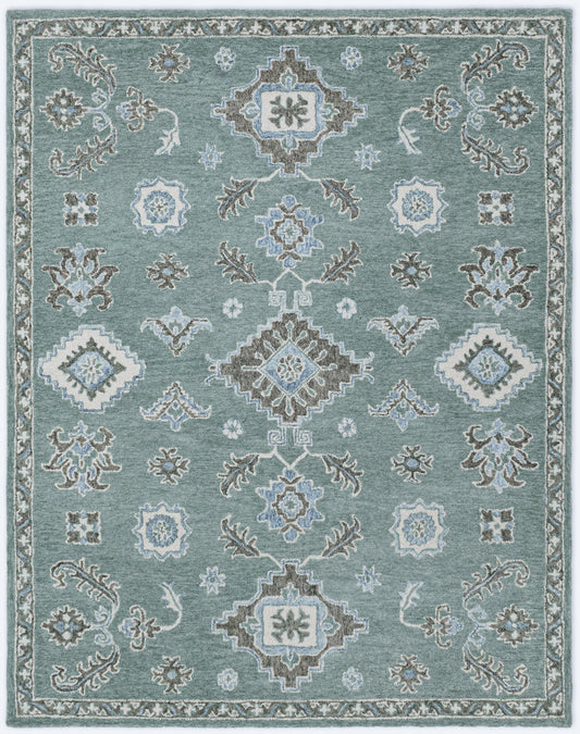 Inspirit (IN-214) Blue-Green Rug