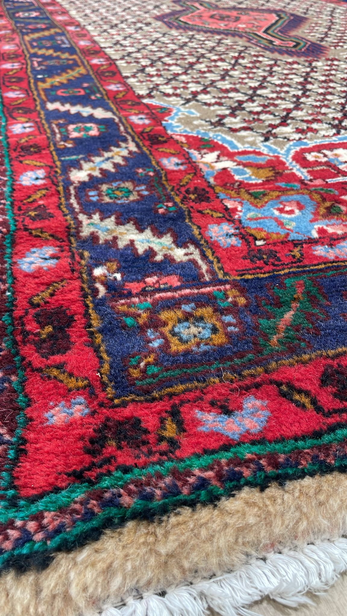 Hand-knotted Semi-Antique Persian Rug (#101847)