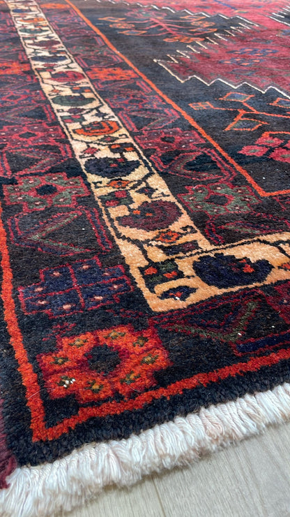 Hand-knotted Semi-Antique Persian Rug (#101855)