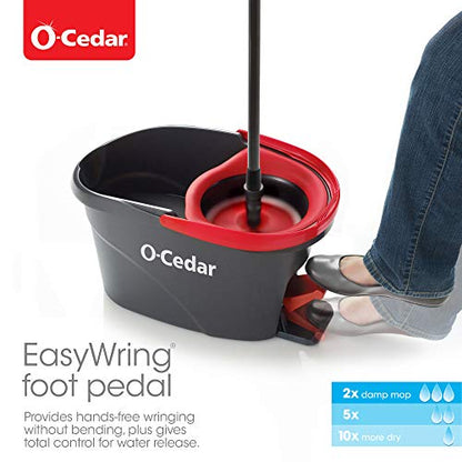 O-Cedar Microfiber Spin Mop & Bucket Floor Cleaning System