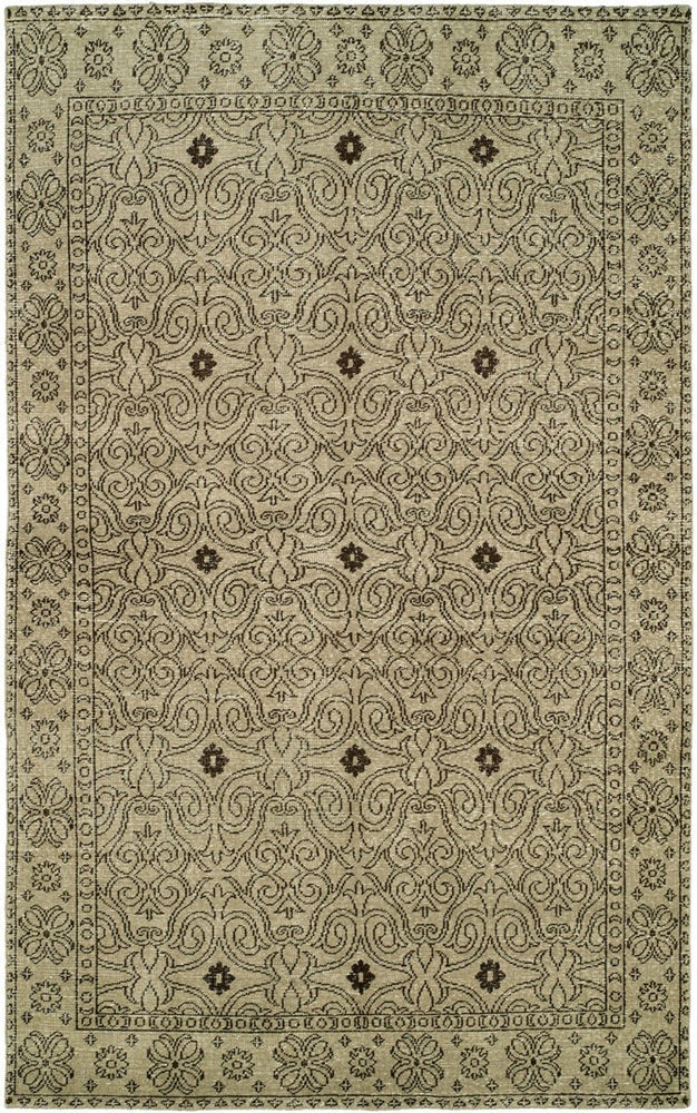canterbury HRI rug rustic area rug beige