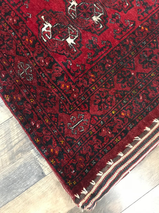 one of a kind vintage area rug antique turkmen saddle bag rug online affordable