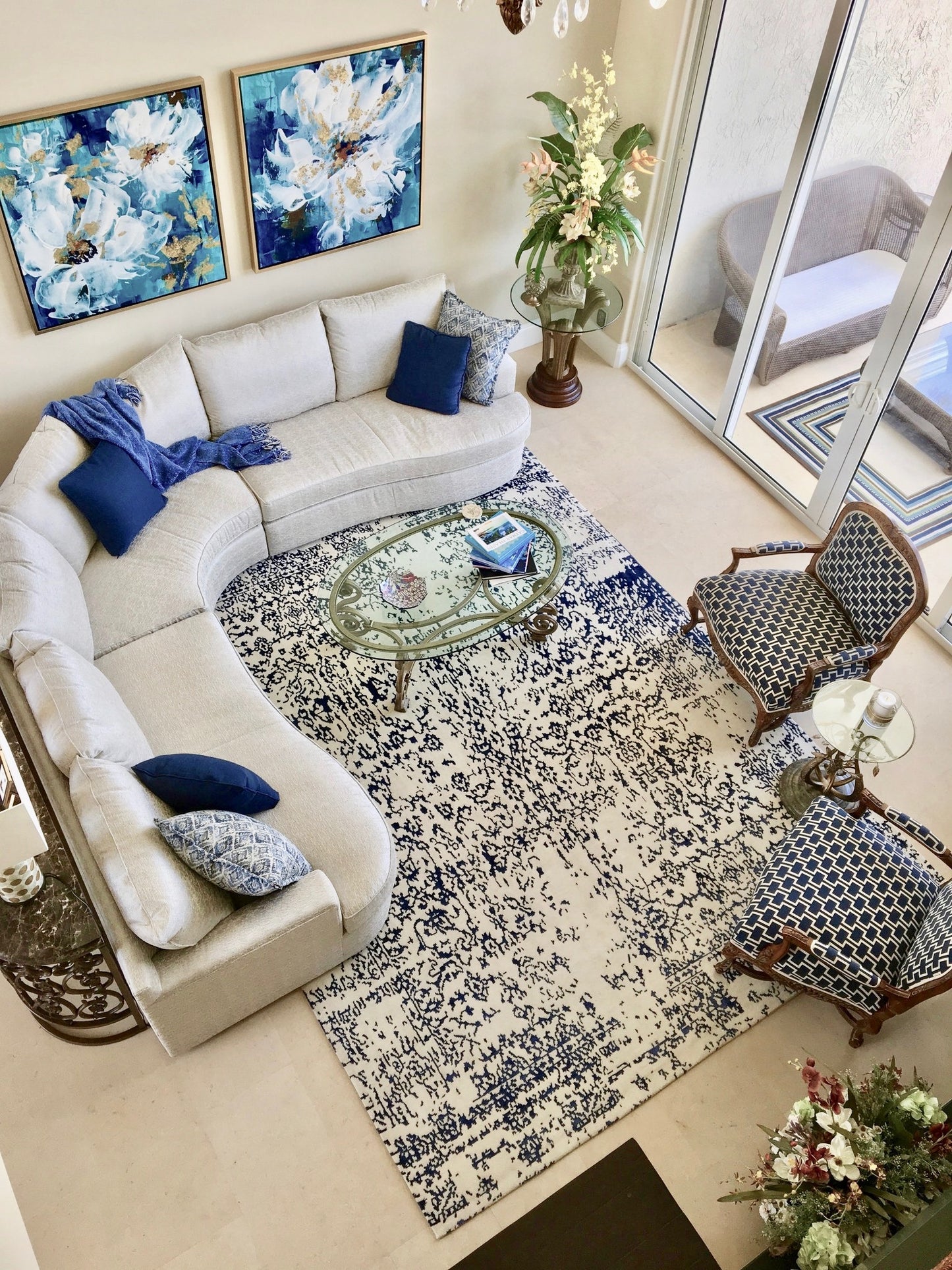 Elegance Collection (EL-1) Navy Rug modern rug contemporary rug online refined carpets area rug affordable