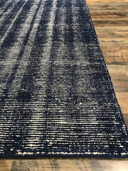 Distressed (DI-1) Navy Rug modern contemporary rug blue rug rustic area rug