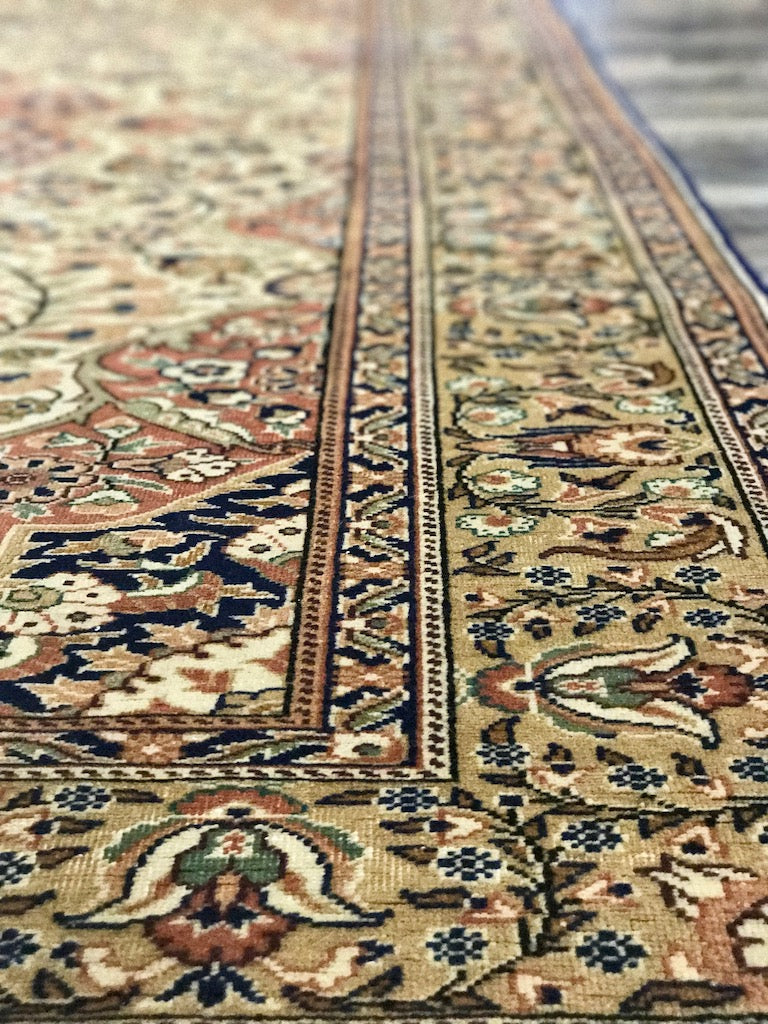 hand-knotted one of a kind turkish area rug vintage online rug store