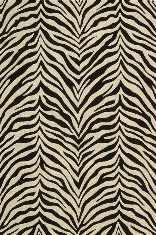 nourison zambiana zebra print area rug modern contemporary