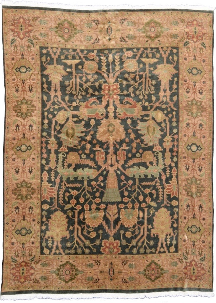 one of a kind vintage indian rug handmade handknotted online affordable antique large traditional refined area rugs carpet