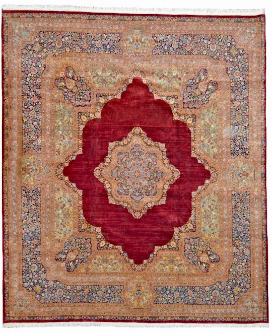one of a kind vintage area rug persion palace sized kerman rug online affordable refined carpet rugs area rug store orange county california red and multi 12 x 14