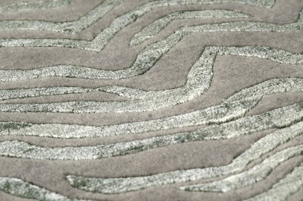 synergy animal print zebra amer area rug wool and art silk handmade hand knotted