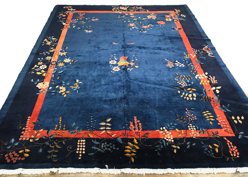 one of a kind vintage area rug antique chinese rug online affordable