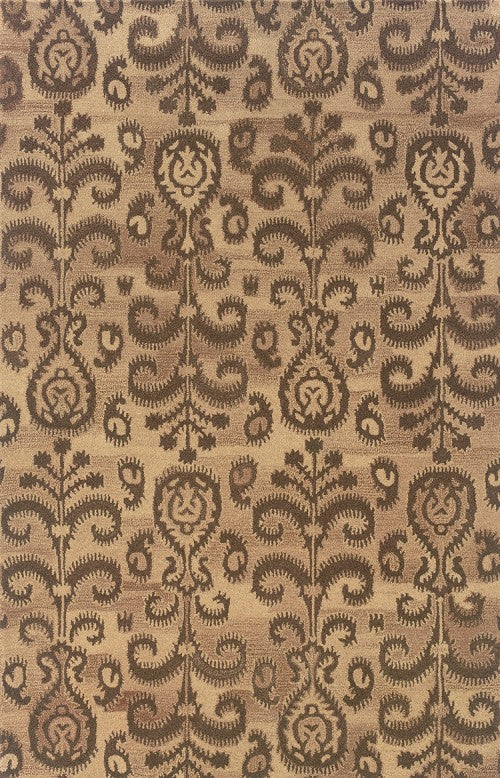oriental weavers sand brown area rug 68002 refined carpet | rugs area rugs online traditional affordable